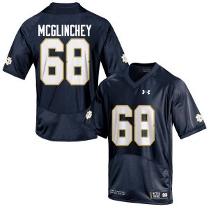 Notre Dame Fighting Irish Men's Mike McGlinchey #68 Navy Blue Under Armour Authentic Stitched College NCAA Football Jersey SSC1499IH